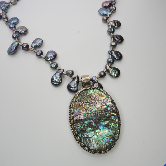 Abalone & Pearl Necklace