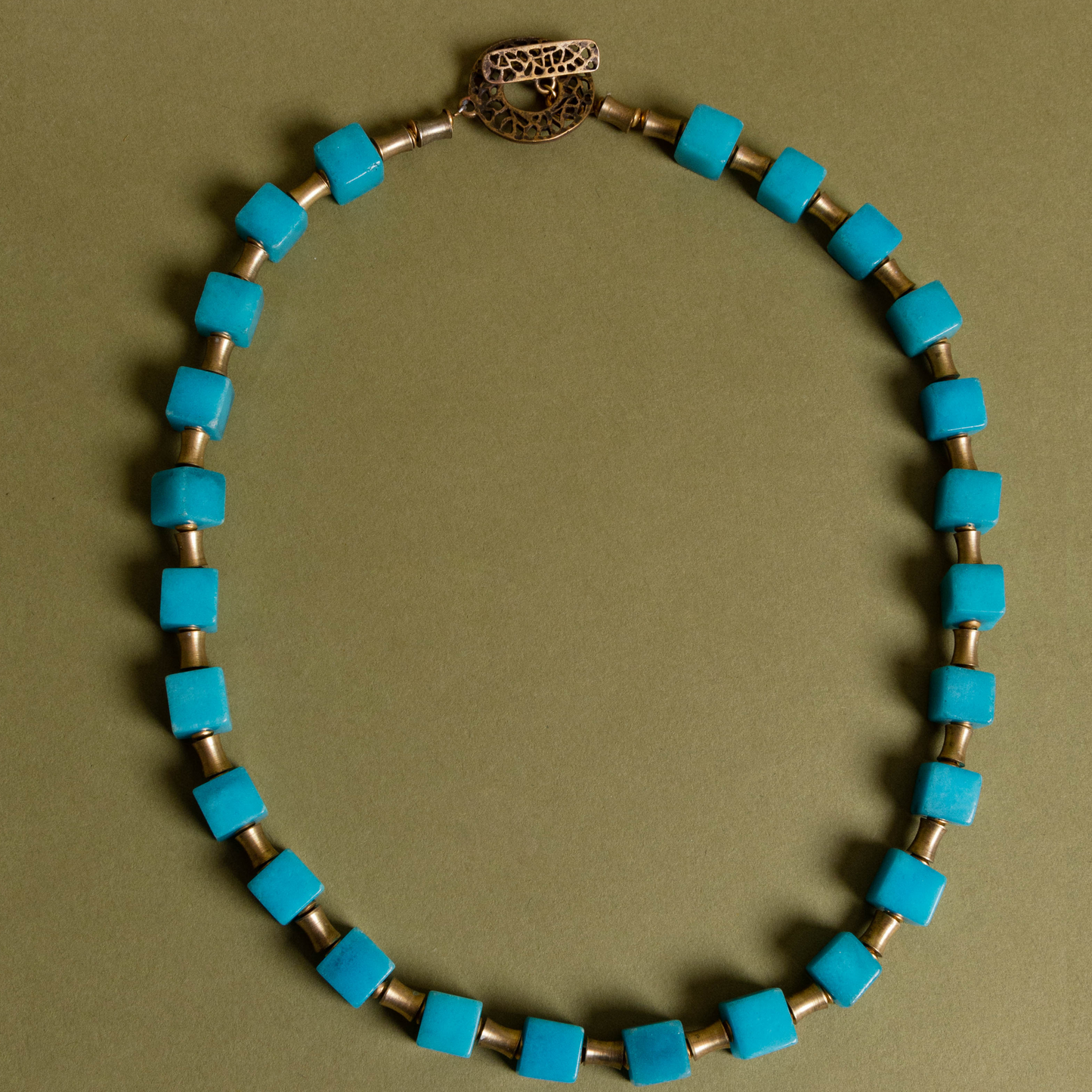 Dyed Jade Necklace