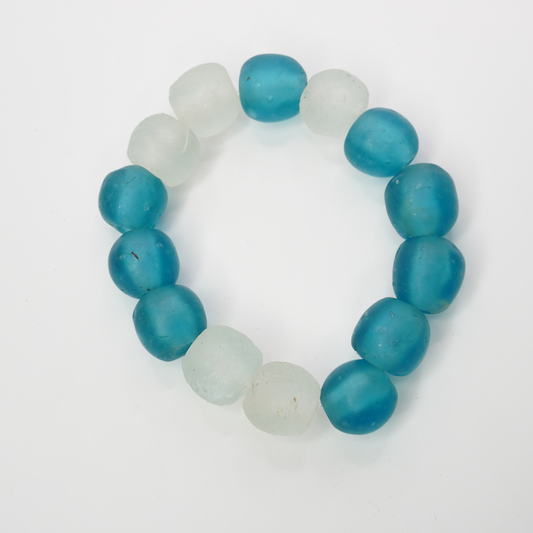 Sea Glass Beaded Bracelet