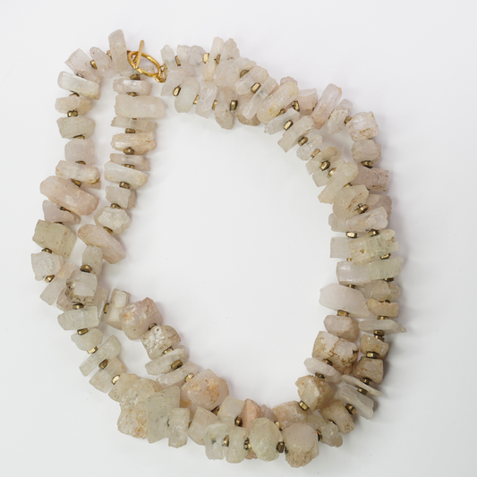 Raw Quartz Layered Necklace