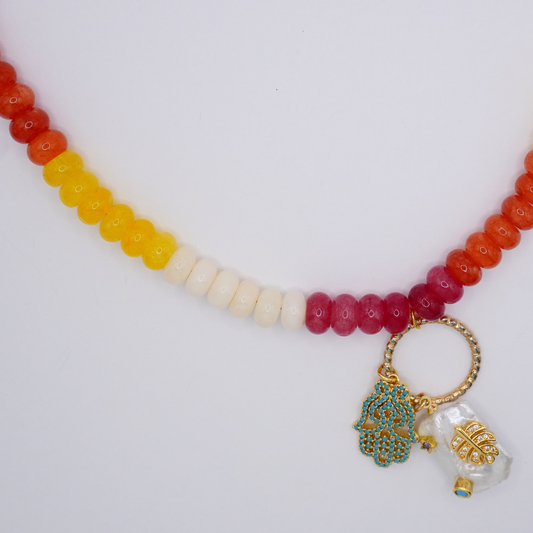 Pearl Charm Necklace