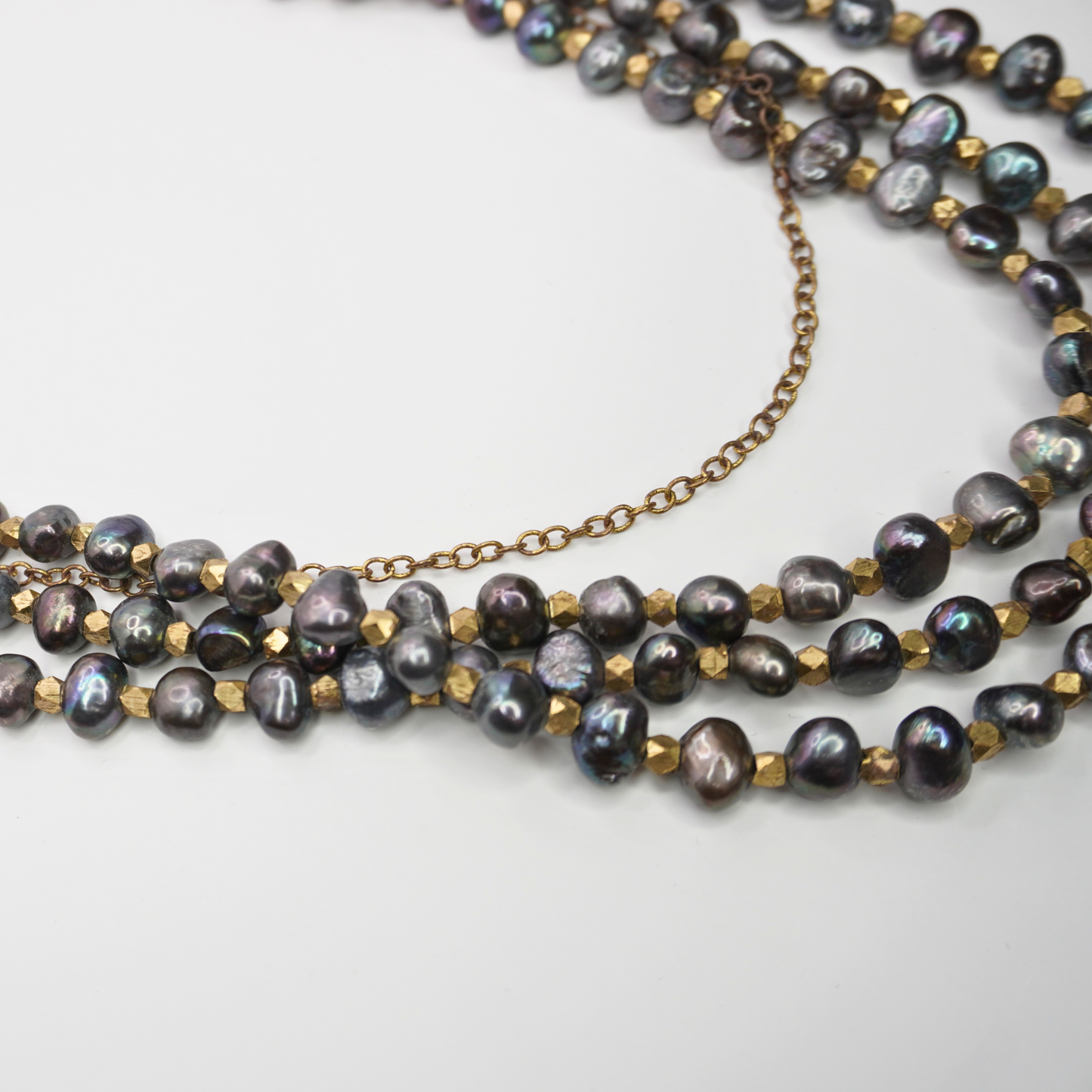 Purple Pearl Necklace