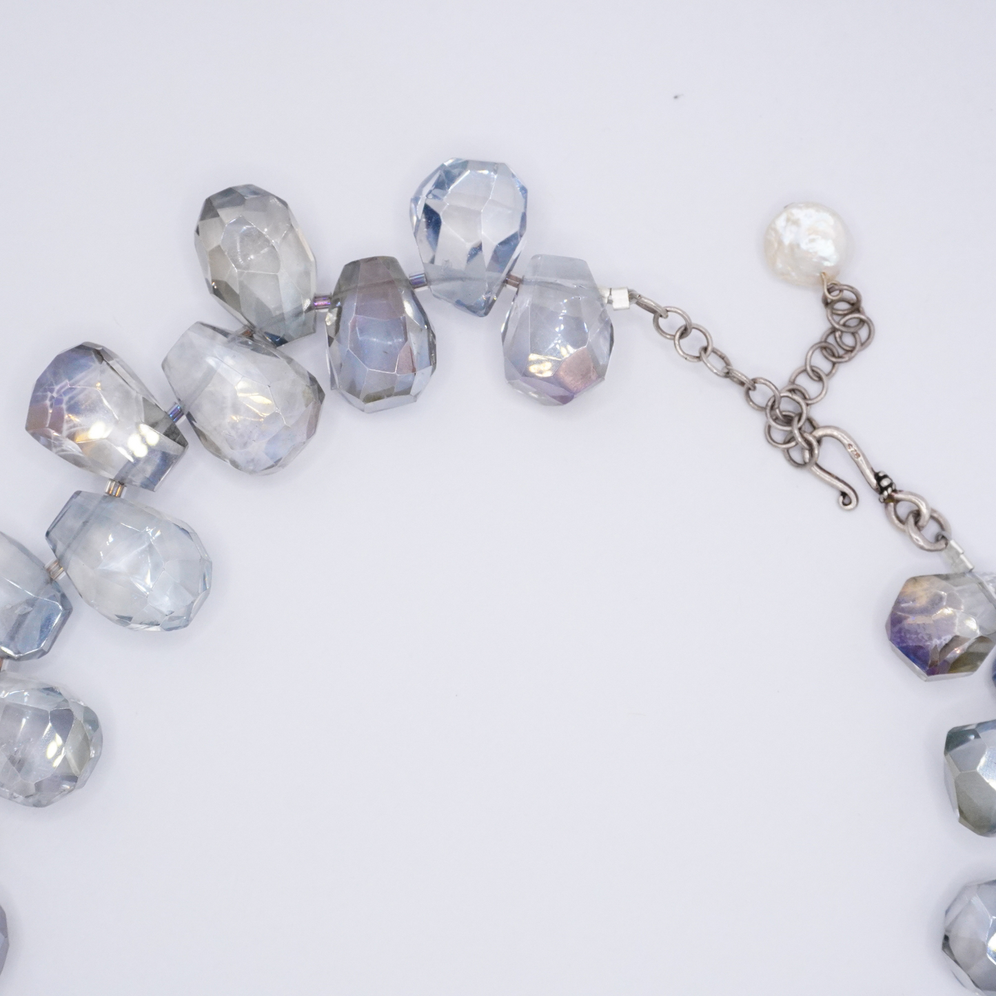 Mystic White Topaz Collar Necklace