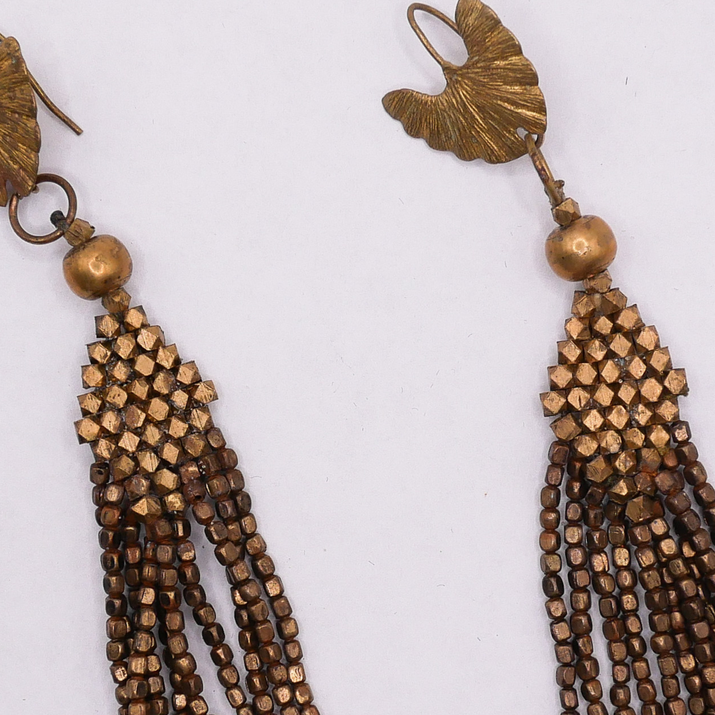 Gold Tibetan Earrings