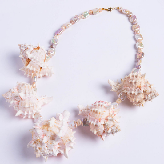 Natural Bursa Shell Necklace