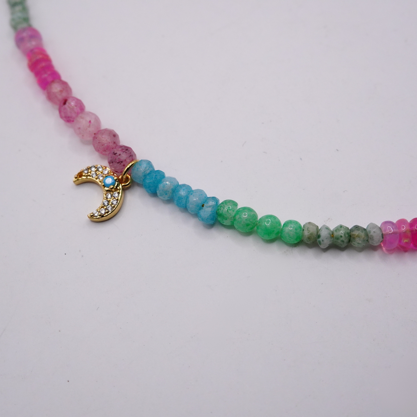 Ethiopian Opal and Moonstone Necklace
