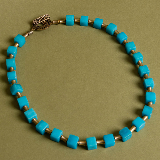 Dyed Jade Necklace