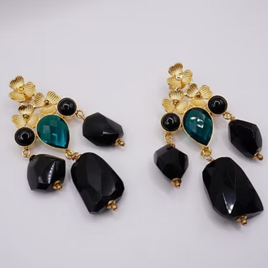Spinel Chandelier Earrings