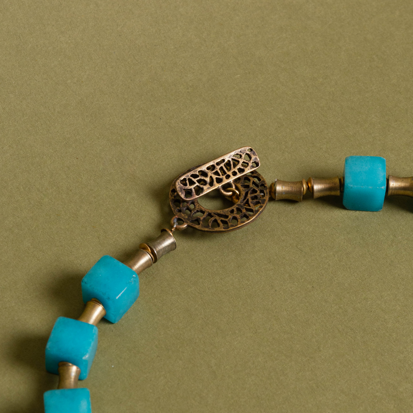 Dyed Jade Necklace