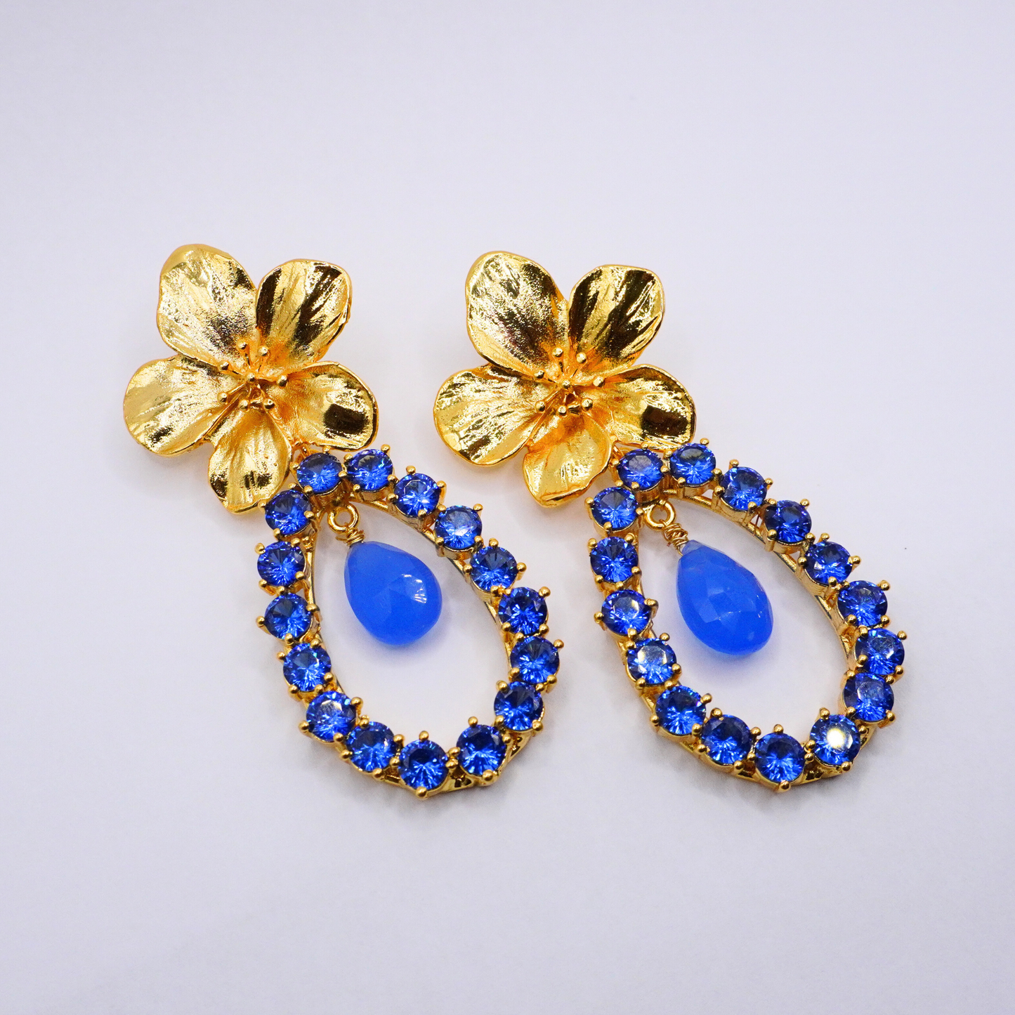 Blue Bloom Earrings