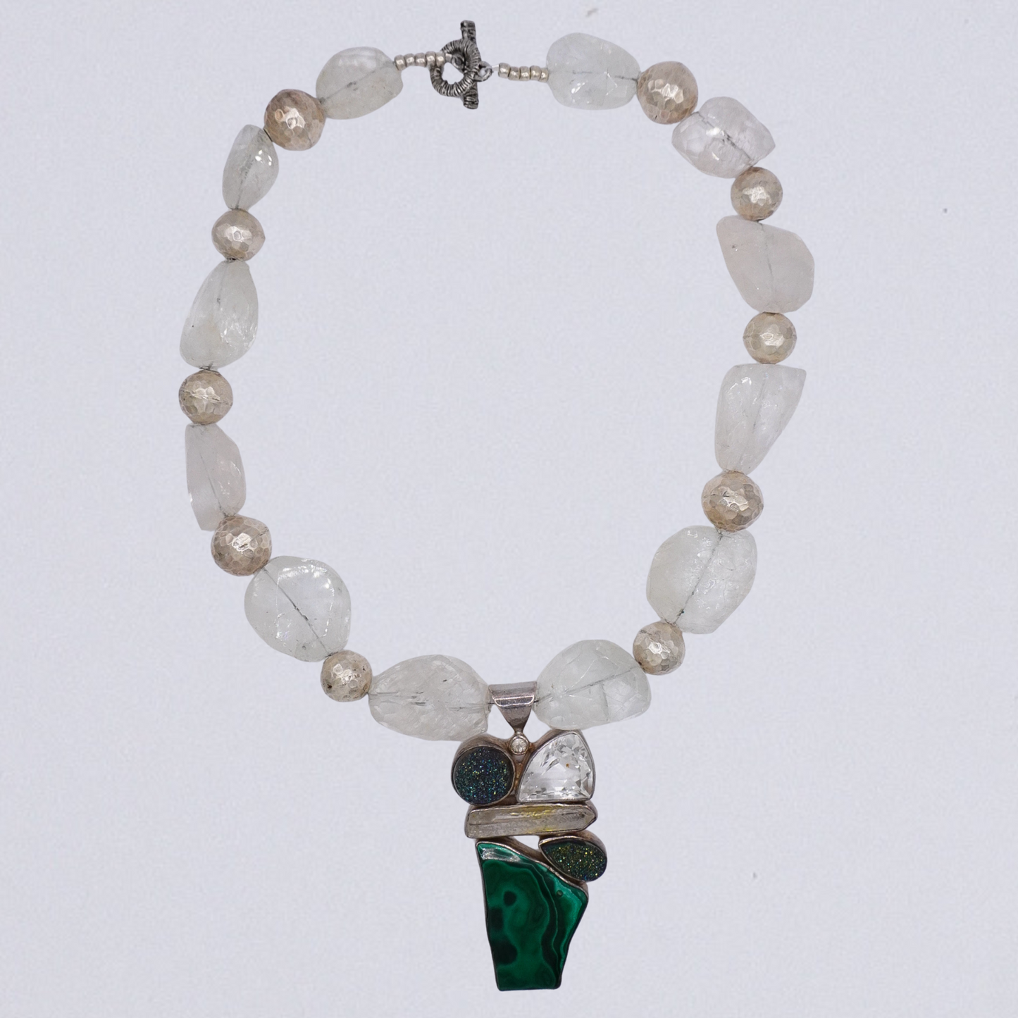 Malachite Pendant Necklace