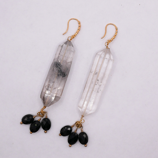 Clear Quartz Earrings