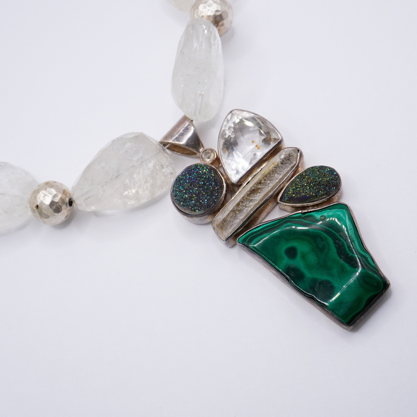 Malachite Pendant Necklace
