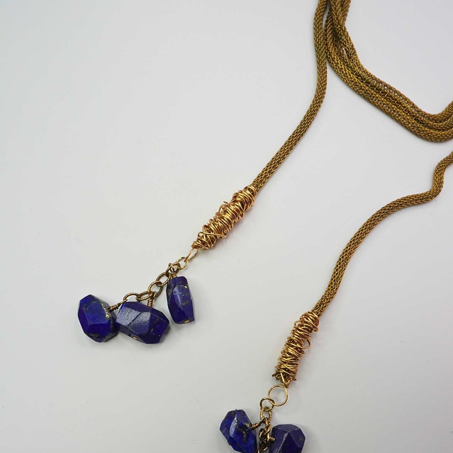 Lapis Lazuli Wrap Necklace