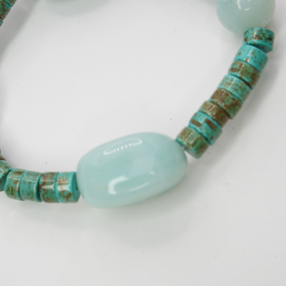 Turquoise and Amazonite Bracelet