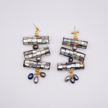 Shell & Pearl Earrings