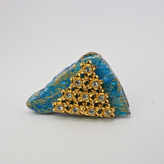 Blue Agate Ring