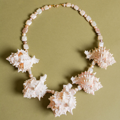 Natural Bursa Shell Necklace
