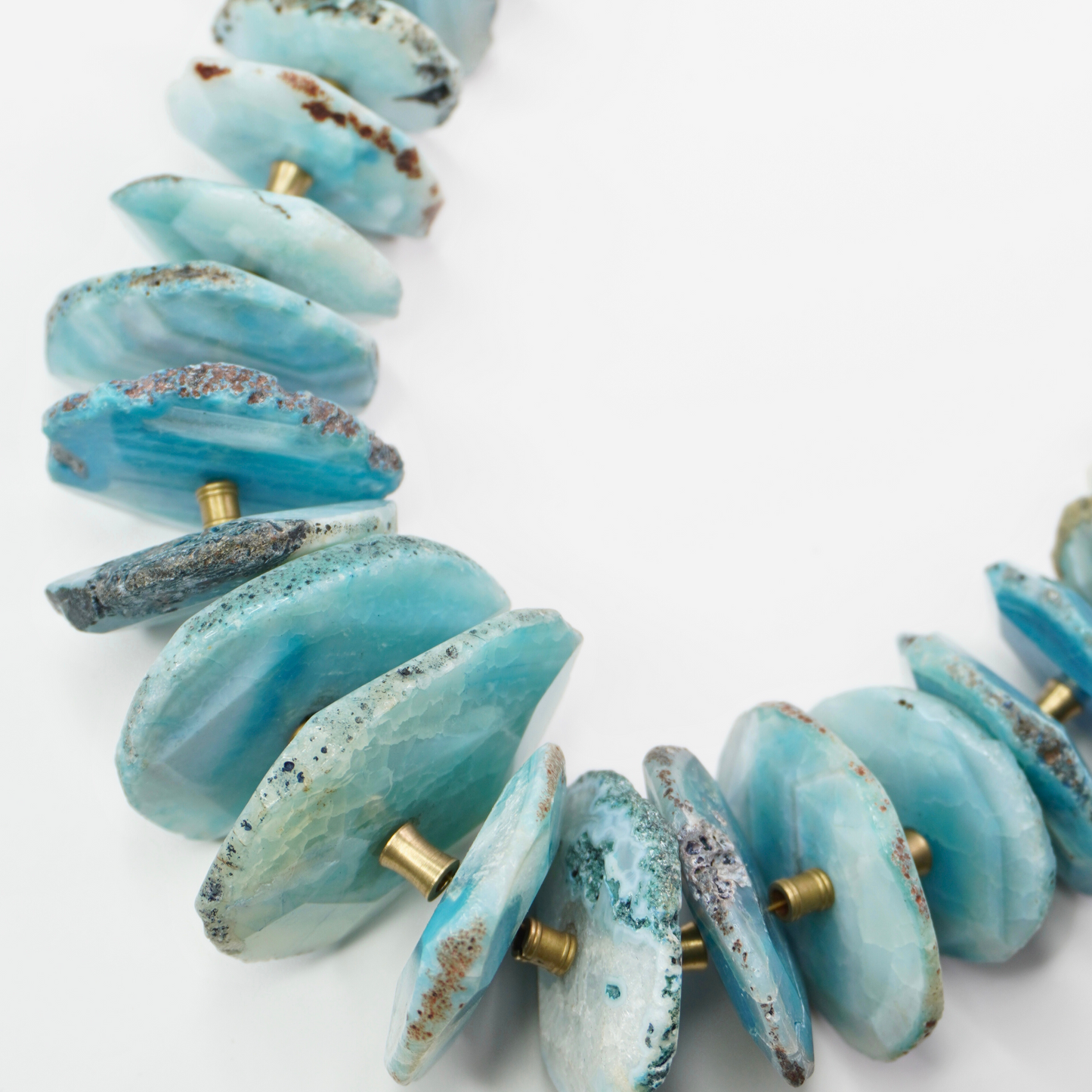 Sliced Agate Necklace