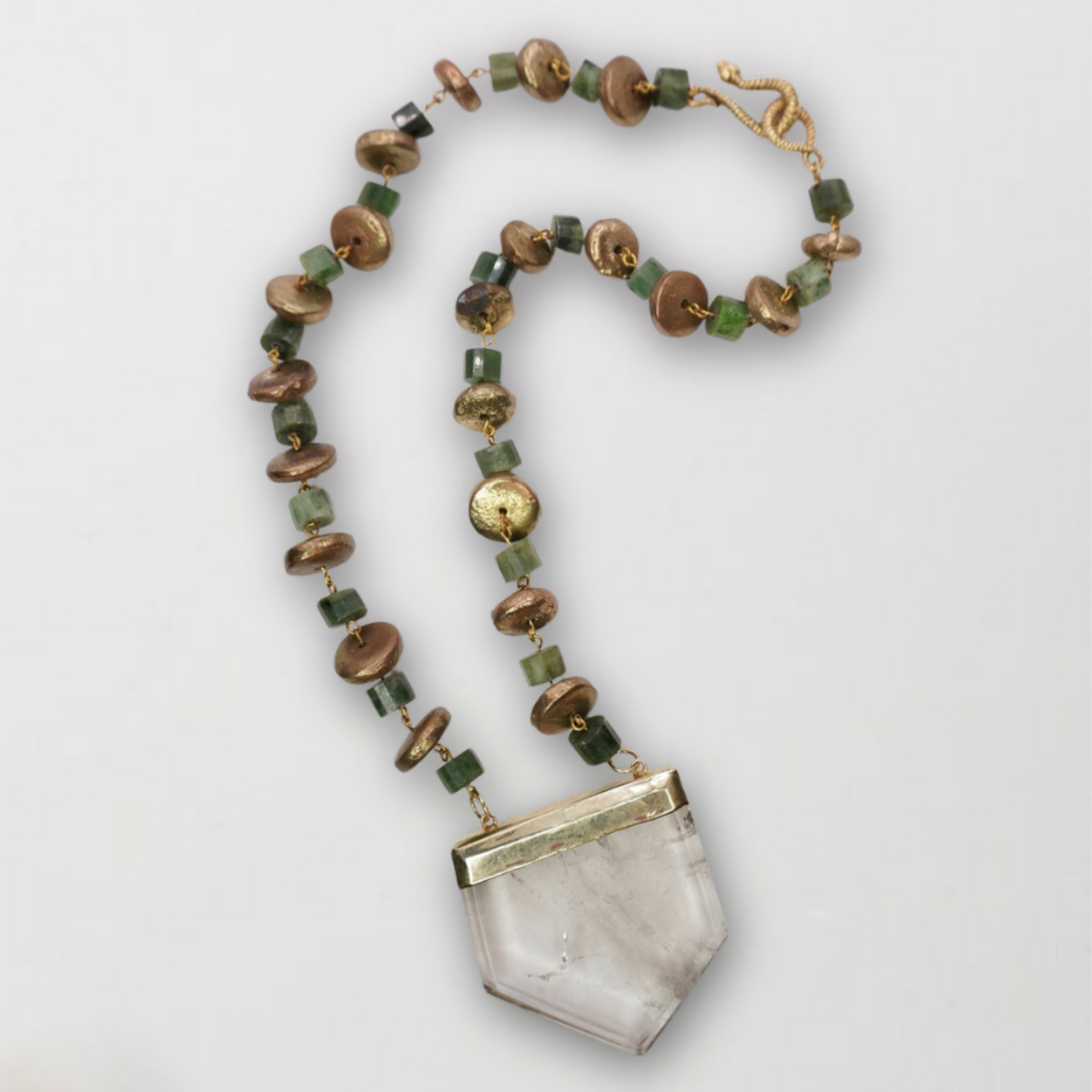 Jade and Quartz Necklace