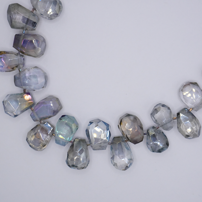 Mystic White Topaz Collar Necklace