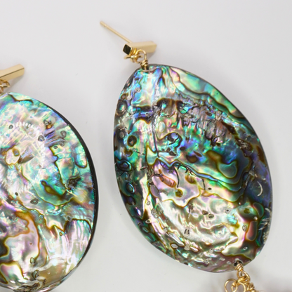Natural Abalone Earrings