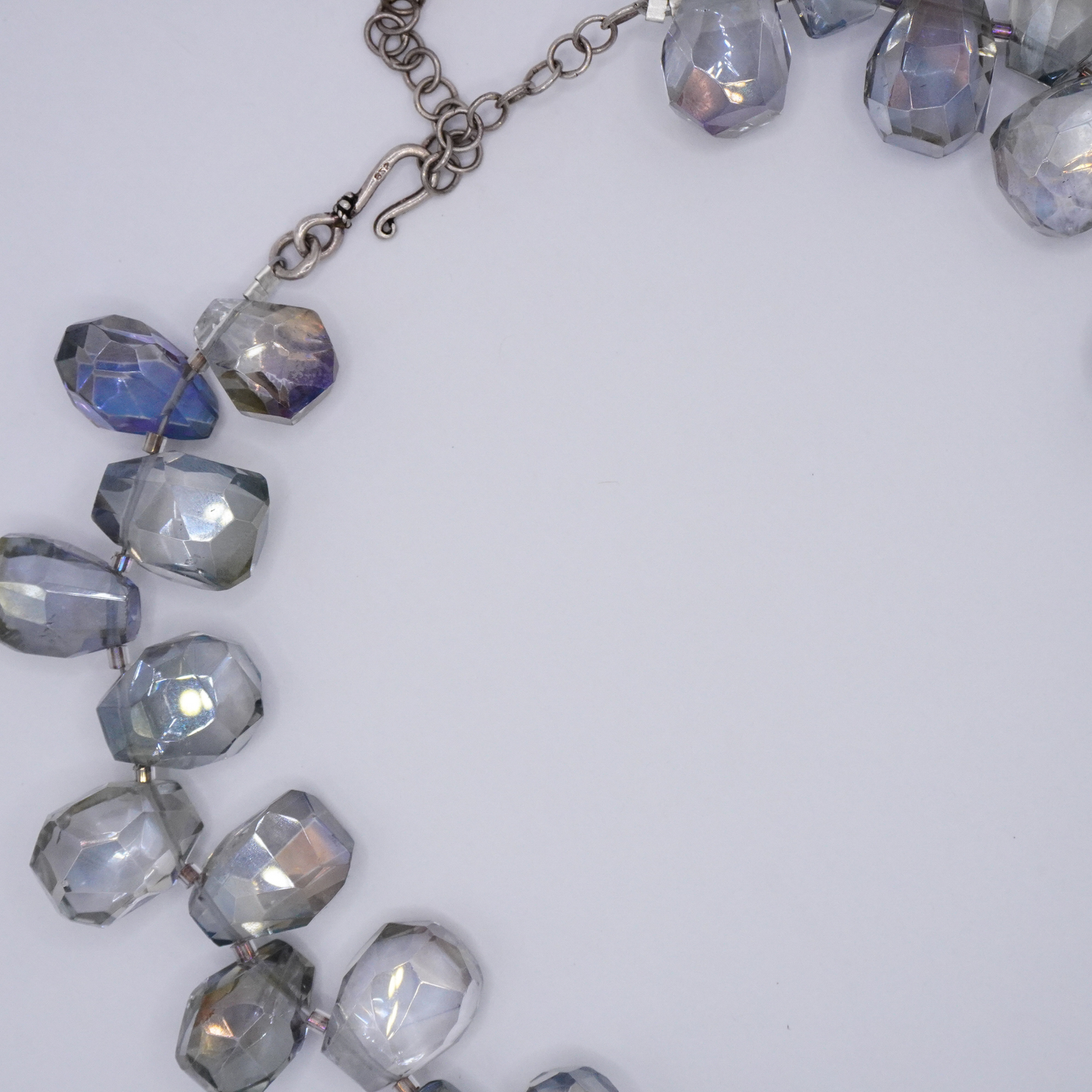 Mystic White Topaz Collar Necklace