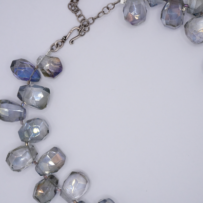 Mystic White Topaz Collar Necklace