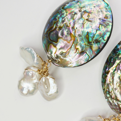 Natural Abalone Earrings