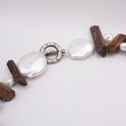 Checkered Shell Necklace