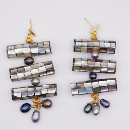 Shell & Pearl Earrings